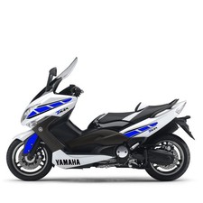 Autocollants Graphique Anniv Noir Bleu Stickers Pour Yamaha 500 T-MAX 2008-2011