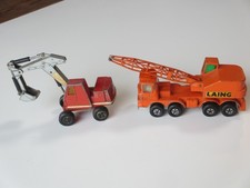 LOT 2 MATCHBOX engins de levage made in England