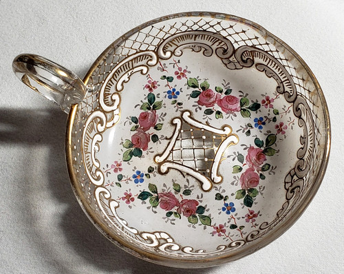 Taste vin tasse cristal - vin, ancien