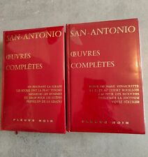 lot de 2 livres San Antonio Oeuvres Complètes Fleuve noir - Tome 1 et 2
