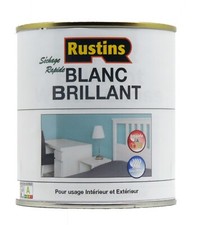 Peinture Brillante pour bois et métal intérieur et extérieur 500ML Blanche