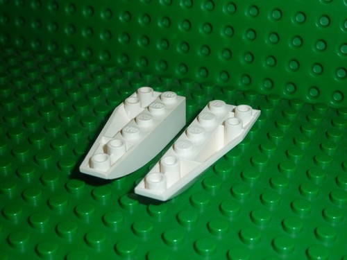 Lego white wedge - white,