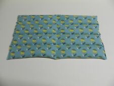 BOUILLOTTE MICRO ONDE COUSSIN LOMBAIRE GRAINE DE LIN BIO vert eau