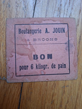 Rationnement - ticket de pain