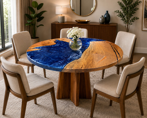Table manger rivière - table, à