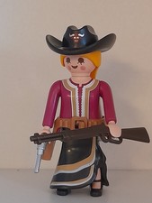 Playmobil femme cowboy,ranch