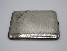 BEL ETUI A CIGARETTES EN ARGENT MASSIF ET VERMEIL