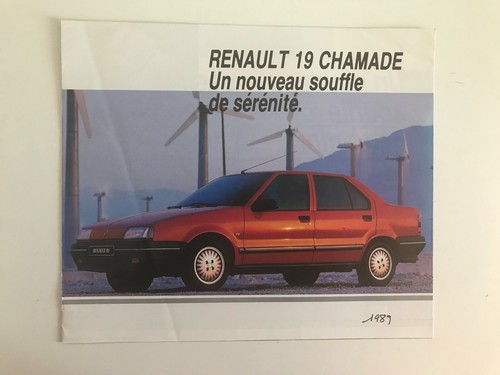 Renault chamade brochure - ,