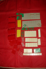 PIERRES MAGIQUES LOT DE BRIQUES ET ACCESSOIRES POUR BATIMENT HO TRAIN ELECTRIQUE