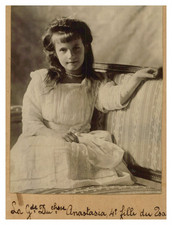 La grande-duchesse Anastasia Nikolaïevna de Russie, Fille du Tsar, Tirage vintag