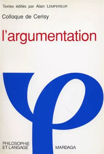 Argumentation colloque de - argumentation,