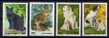 FRANCE 1999 Chats Chiens Dogs Cats Yv 3283/3286 Mi 3424/3427 MNH **