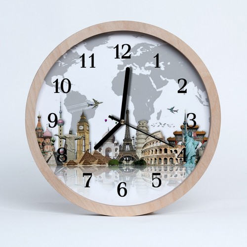 Tulup horloge murale bois - horloge,