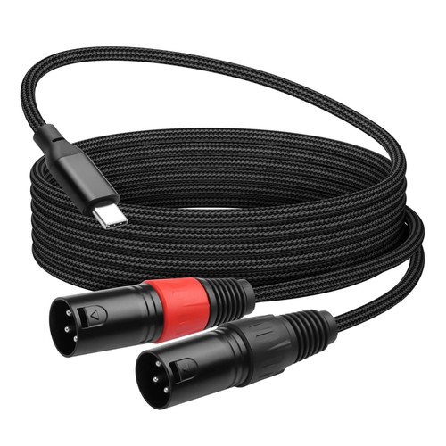 Câble audio usb - audio, double