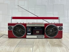 HITACHI TRK-LX5 Boombox Radio Cassette Recorder Vintage Japon Entièrement Fon...