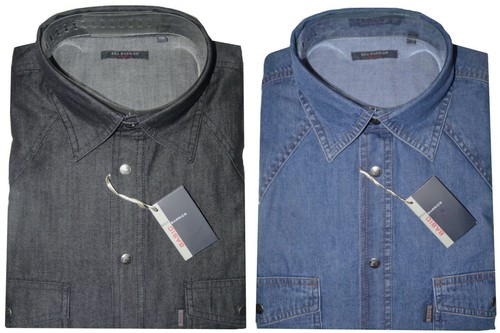 Chemise homme jeans manches - chemise,
