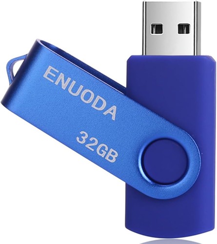 Clé usb 32go enuoda bleu - clé,