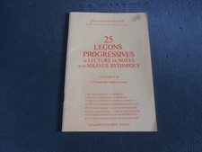 ♫ Méthode 25 leçons progressives lecture de notes et solfège rythmique 4B ♫
