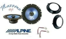 Alpine SXE-17C2 Set 2 Haut Parleur Fiat Panda 03>12 Conn / Brkt Portes Enceintes