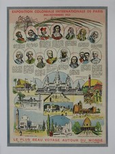 O'Galop Exposition coloniale internationale de Paris 1931 Affiche Originale