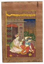 Indien Peinture Miniature De