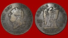 Louis XVI – 30 Sols 1792 BB