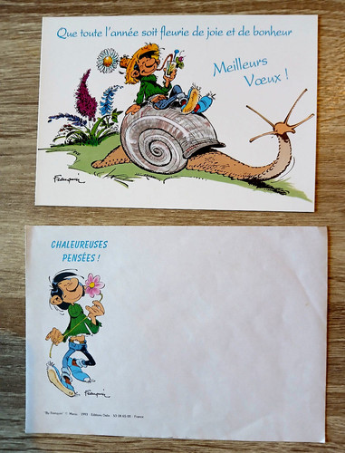 Carte voeux gaston lagaffe - gaston,