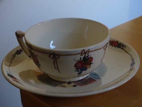 Sarreguemines ancienne tasse - sarreguemines, 1