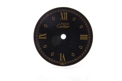 Cadran noir vintage - , cartier