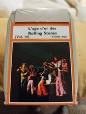 ROLLING STONES RARE CARTOUCHE 8 PISTES NEUVE STILL SEALED FRENCH ISSUE