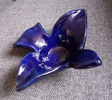 Céramique Zoomorphe Années 50 forme d'Oiseau style Braque Signé R. de Valence 