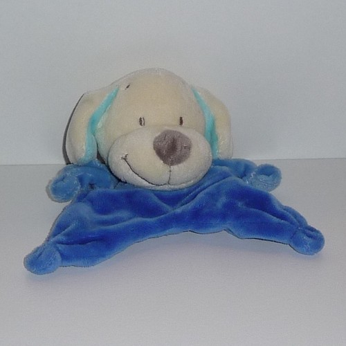 Doudou chien nicotoy bleu - nicotoy,
