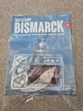 1/200 HACHETTE Construire Le Modèle De Navire BISMARCK BATAILLE Issue 37 Partie