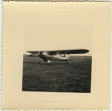 PHOTO ANCIENNE - VINTAGE SNAPSHOT - AVION AVIONNETTE HÉLICE AÉRODROME - PLANE 2