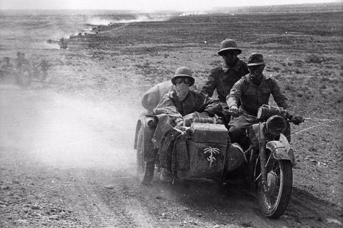 Ww2 side car l afrika - -, side-car