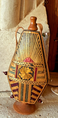 Flacon sur piédouche - piédouche, en