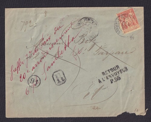 Enveloppe avec cachet - , paris