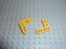 2 x LEGO TECHNIC Yellow Beam