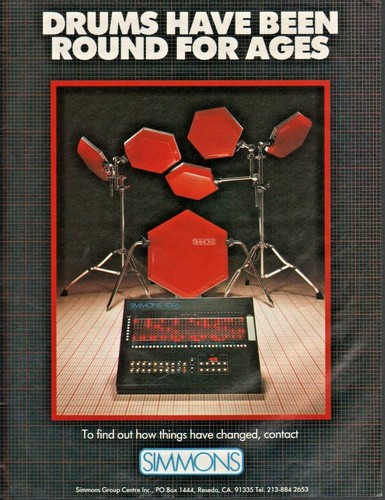 1983 simmons sds6 drum machine - 1983,