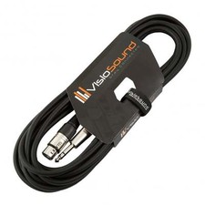 Câble XLR femelle à jack TRS stéréo 6,35mm / Câble signal équilibré / 6m Noir