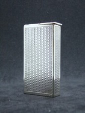 STELLOR VEGA Briquet essence Plaqué argent lighter petrol Feuerzeug