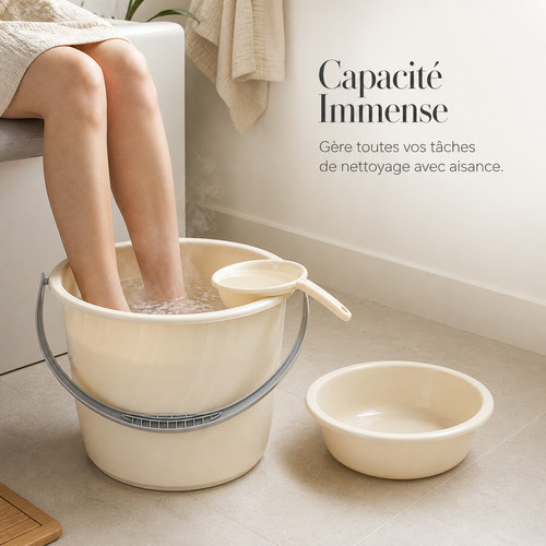 Bassine plastique portable