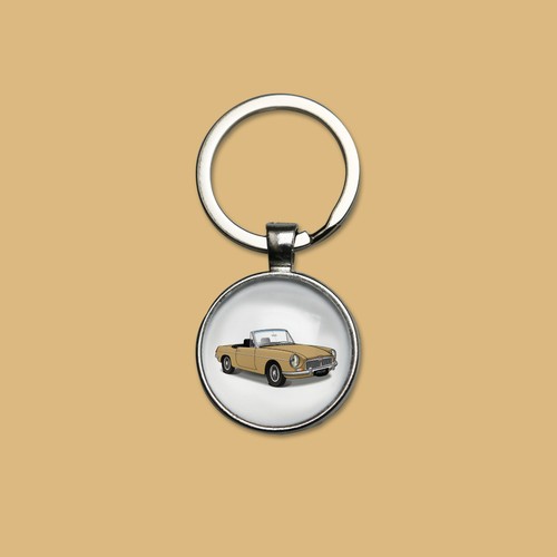 Porte clefs mgb caramel - mg,
