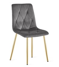 Fauteuil LIBRA - velours gris