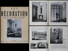 ART ET DECORATION n°5 1938 ANDRE ARBUS, RENE DROUET, THEATRE PALAIS DE CHAILLOT