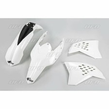Kit plastique UFO moto enduro KTM EXC/EXC-F 250/300/350/450 2008 - 2011 blanc