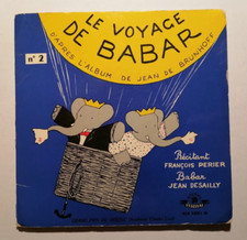 LE VOYAGE DE BABAR N° 2 / Perier & Desailly 7" EP LIVRE-DISQUE FESTIVAL ALB 5001