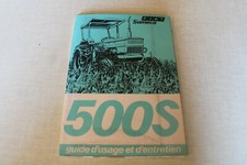 NOTICE D'ENTRETIEN USAGE  TRACTEUR FIAT SOMECA  500S 500 S  ed FR  1981