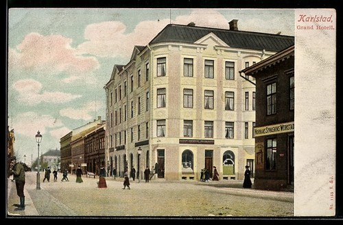 Carte postale karlstad grand - carte, karlstad,