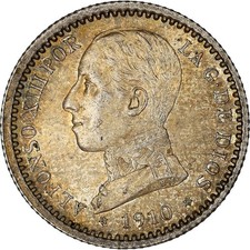 Monnaie, Espagne, Alfonso